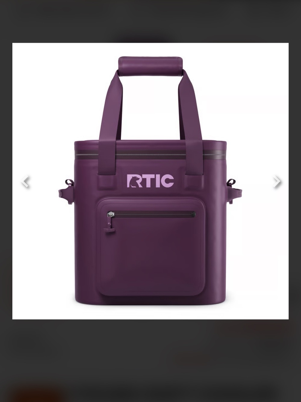 RTIC Purple Ultra Tough Soft Cooler Pro